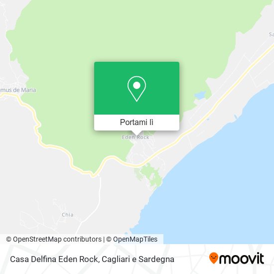 Mappa Casa Delfina Eden Rock