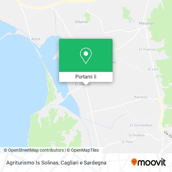 Mappa Agriturismo Is Solinas