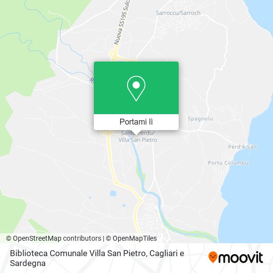 Mappa Biblioteca Comunale Villa San Pietro