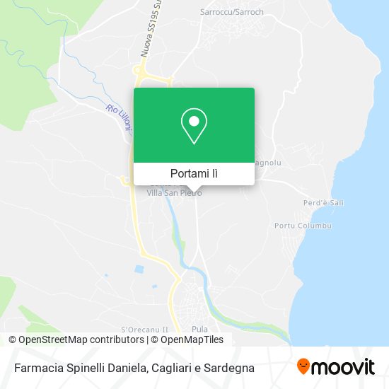 Mappa Farmacia Spinelli Daniela