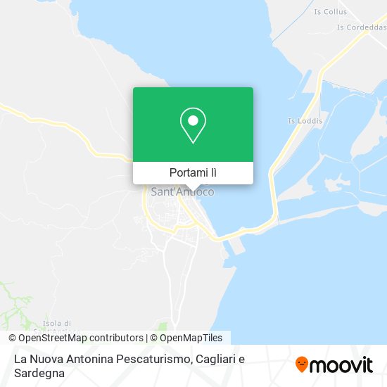Mappa La Nuova Antonina Pescaturismo