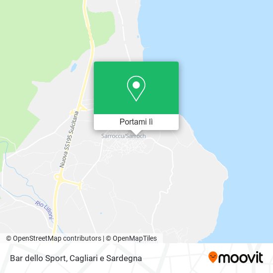 Mappa Bar dello Sport