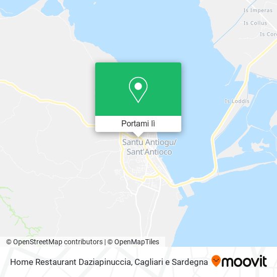 Mappa Home Restaurant Daziapinuccia