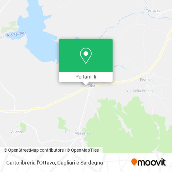 Mappa Cartolibreria l'Ottavo