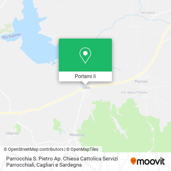 Mappa Parrocchia S. Pietro Ap. Chiesa Cattolica Servizi Parrocchiali