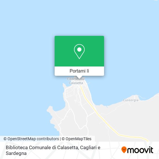 Mappa Biblioteca Comunale di Calasetta