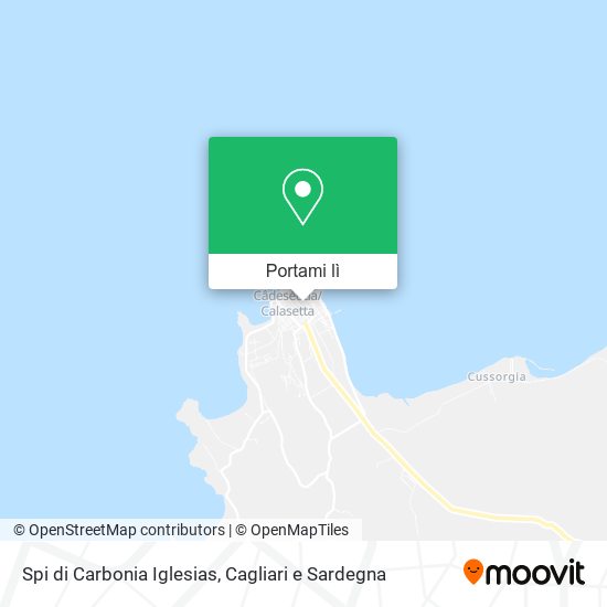 Mappa Spi di Carbonia Iglesias