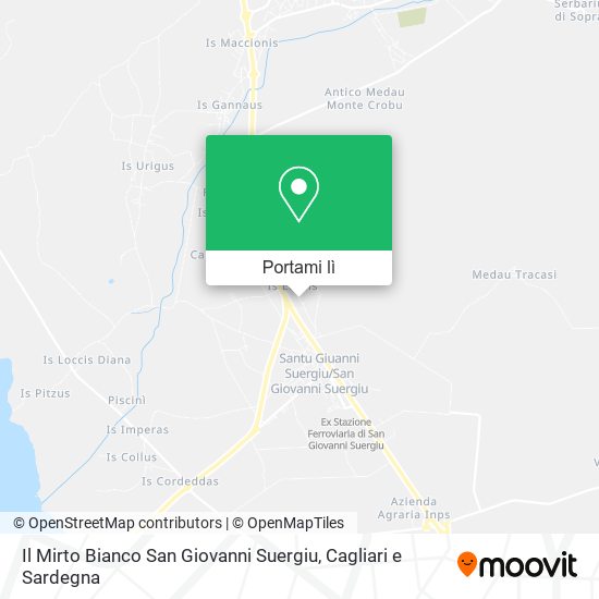 Mappa Il Mirto Bianco San Giovanni Suergiu