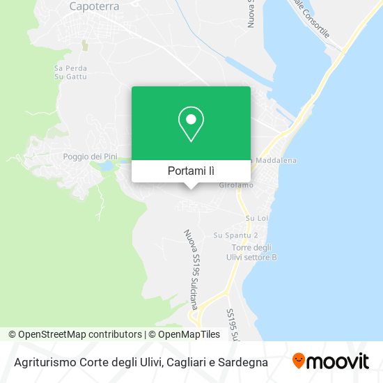 Mappa Agriturismo Corte degli Ulivi