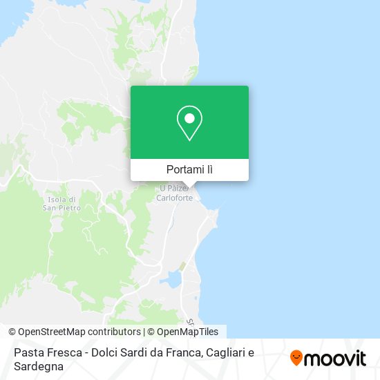 Mappa Pasta Fresca - Dolci Sardi da Franca