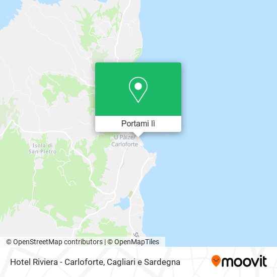 Mappa Hotel Riviera - Carloforte