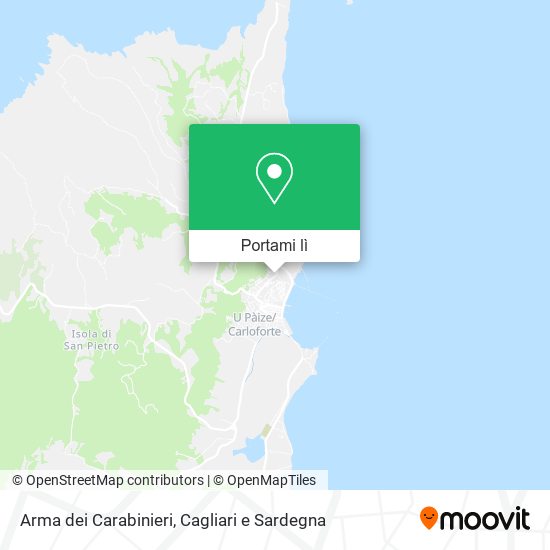 Mappa Arma dei Carabinieri