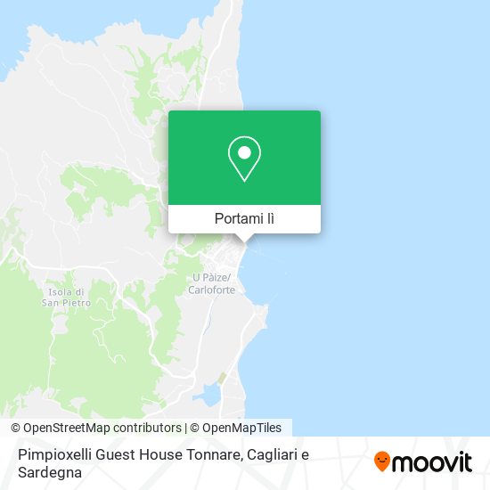 Mappa Pimpioxelli Guest House Tonnare