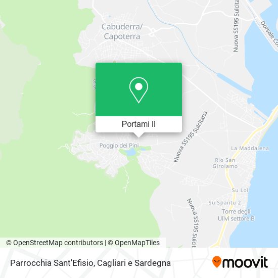Mappa Parrocchia Sant'Efisio