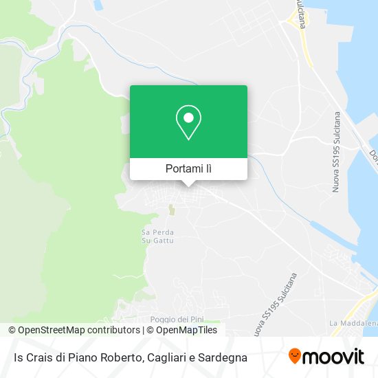Mappa Is Crais di Piano Roberto