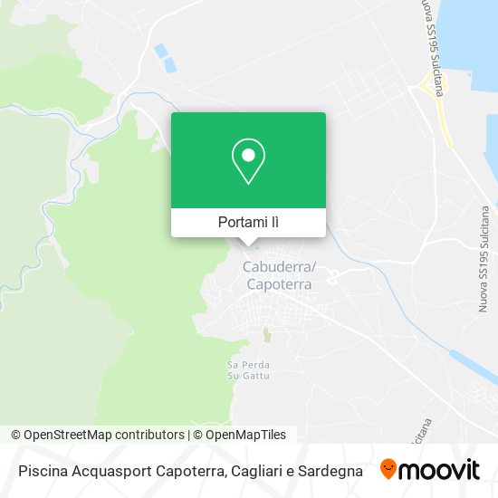 Mappa Piscina Acquasport Capoterra