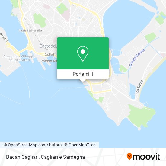 Mappa Bacan Cagliari