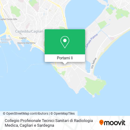 Mappa Collegio Profeionale Tecnici Sanitari di Radiologia Medica