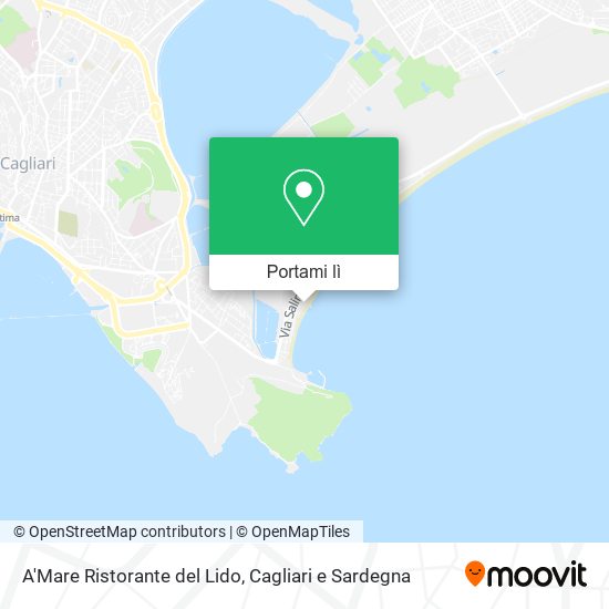 Mappa A'Mare Ristorante del Lido