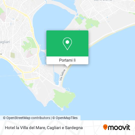 Mappa Hotel la Villa del Mare