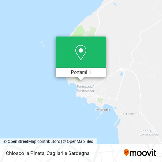 Mappa Chiosco la Pineta