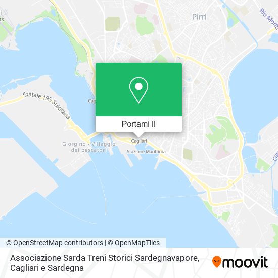 Mappa Associazione Sarda Treni Storici Sardegnavapore