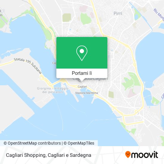 Mappa Cagliari Shopping