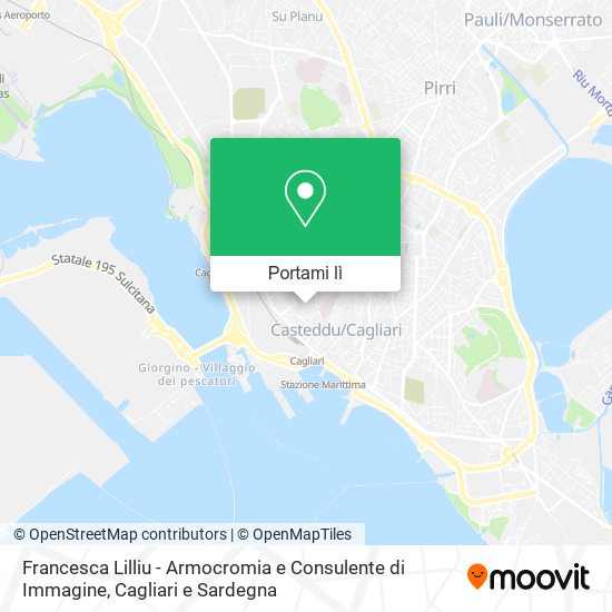 Mappa Francesca Lilliu - Armocromia e Consulente di Immagine