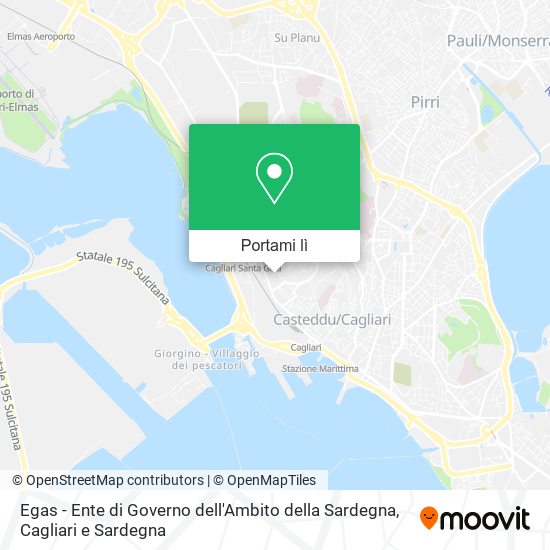 Mappa Egas - Ente di Governo dell'Ambito della Sardegna