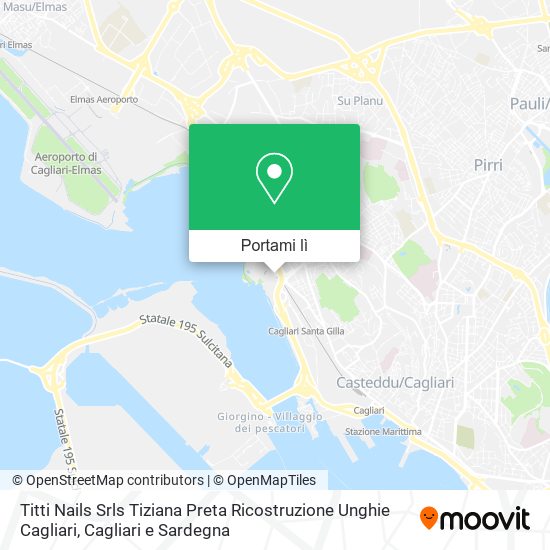 Mappa Titti Nails Srls Tiziana Preta Ricostruzione Unghie Cagliari