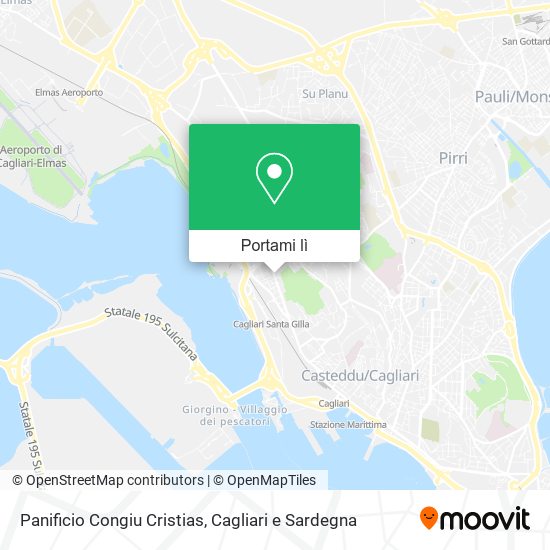 Mappa Panificio Congiu Cristias