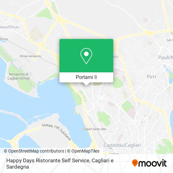 Mappa Happy Days Ristorante Self Service