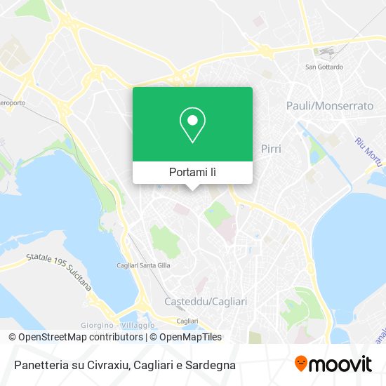 Mappa Panetteria su Civraxiu