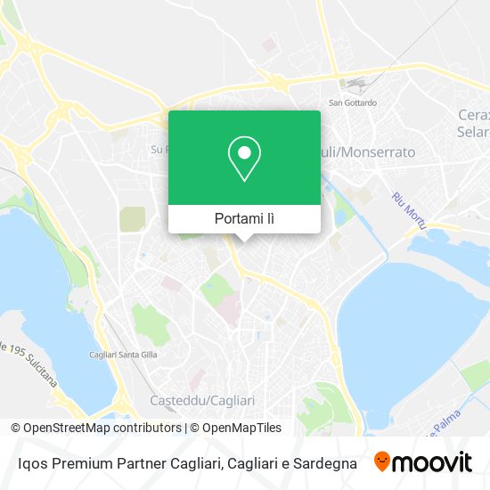 Mappa Iqos Premium Partner Cagliari