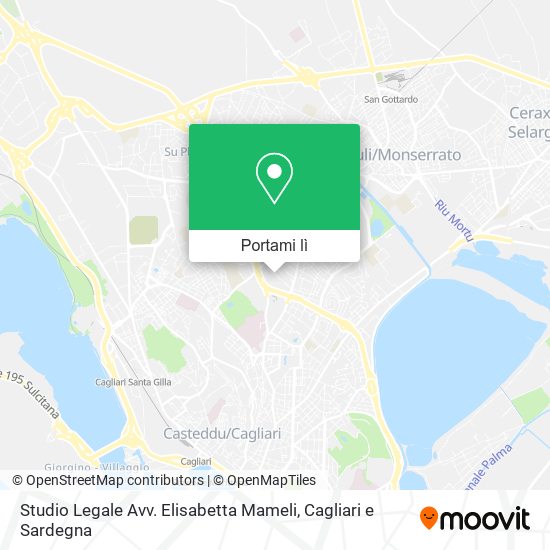 Mappa Studio Legale Avv. Elisabetta Mameli