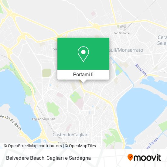 Mappa Belvedere Beach