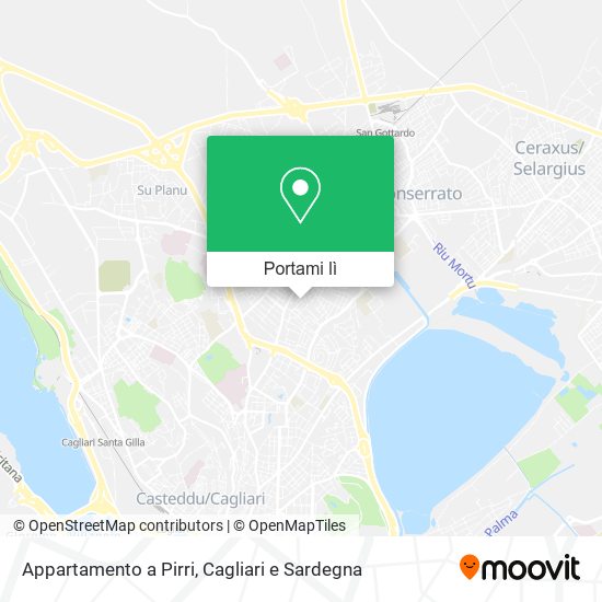 Mappa Appartamento a Pirri