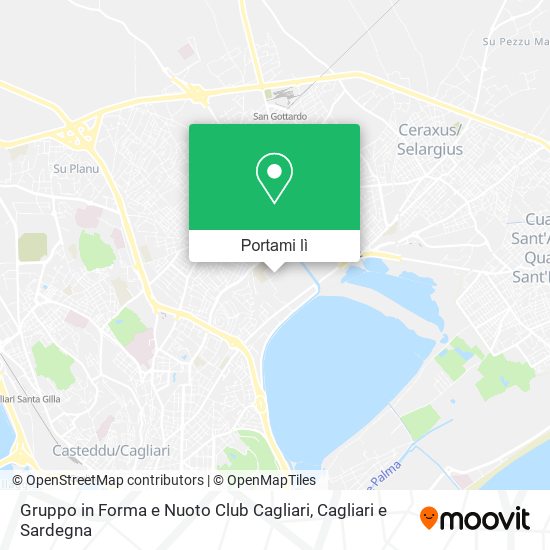 Mappa Gruppo in Forma e Nuoto Club Cagliari