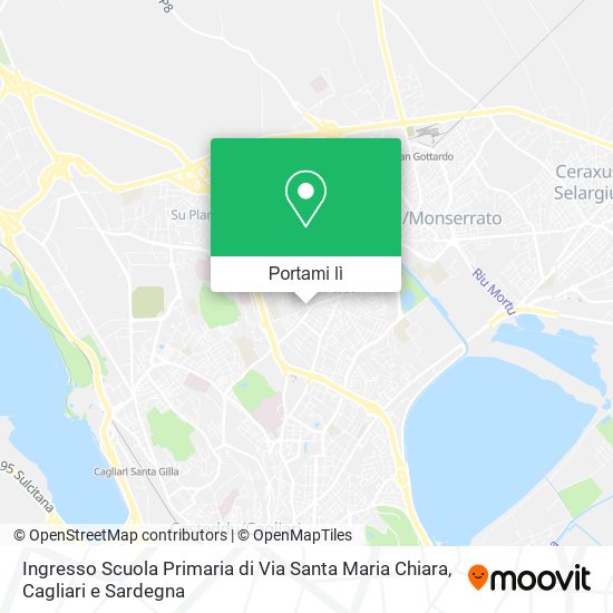 Mappa Ingresso Scuola Primaria di Via Santa Maria Chiara