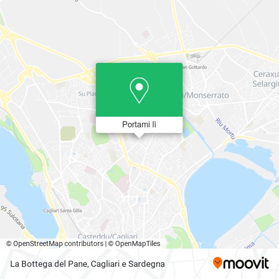 Mappa La Bottega del Pane