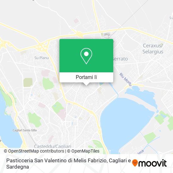 Mappa Pasticceria San Valentino di Melis Fabrizio
