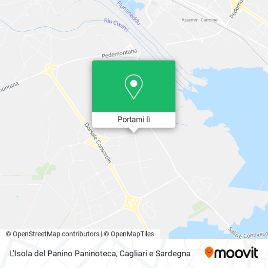Mappa L'Isola del Panino Paninoteca