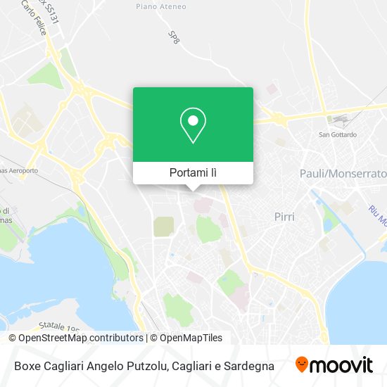 Mappa Boxe Cagliari Angelo Putzolu