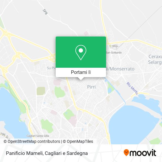 Mappa Panificio Mameli