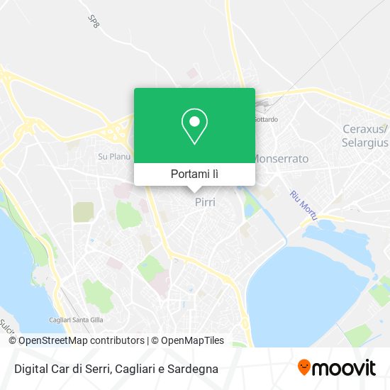 Mappa Digital Car di Serri