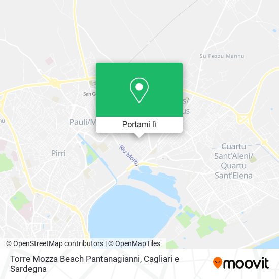 Mappa Torre Mozza Beach Pantanagianni