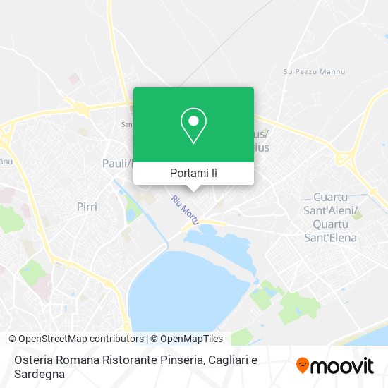 Mappa Osteria Romana Ristorante Pinseria