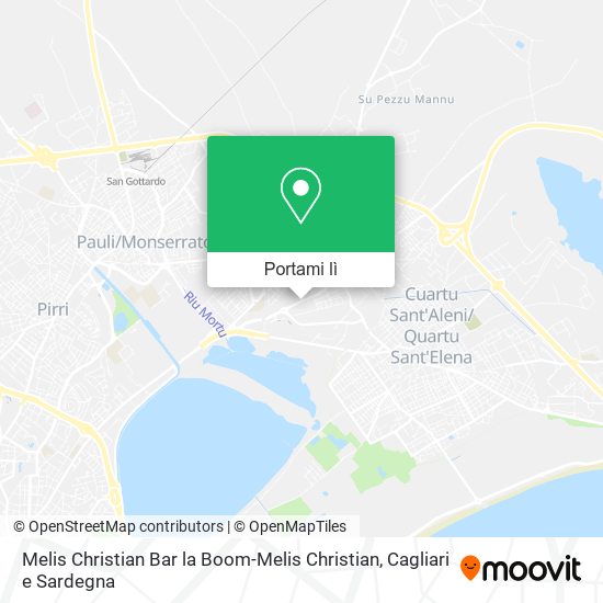 Mappa Melis Christian Bar la Boom-Melis Christian