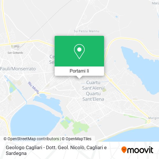 Mappa Geologo Cagliari - Dott. Geol. Nicolò