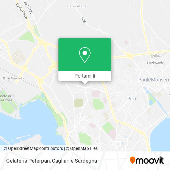 Mappa Gelateria Peterpan